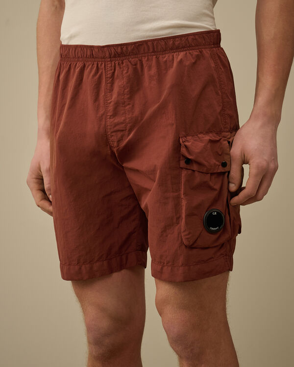 C.p. Company Flatt Nylon Cargo Swim Shorts SABLE - BROWN