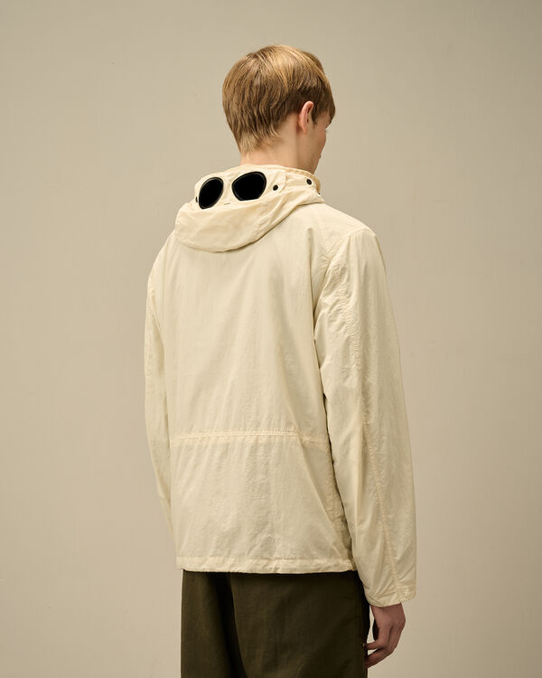 C.p. Company Flatt Nylon Goggle Jacket PISTACHIO SHELL - BEIGE