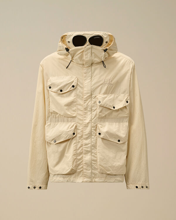 c.p. company Flatt Nylon Goggle Jacket PISTACHIO SHELL - BEIGE