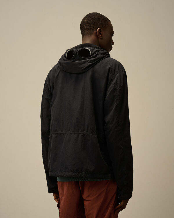 C.p. Company Flatt Nylon Goggle Jacket TOTAL ECLIPSE - BLUE