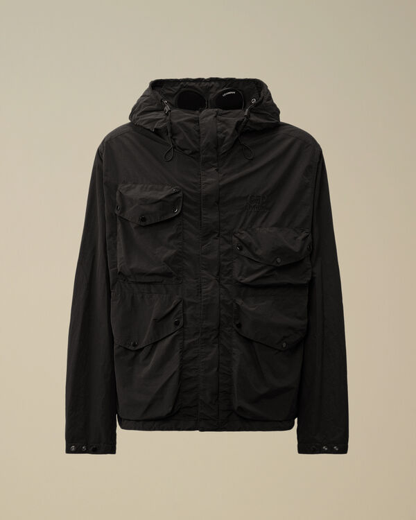 c.p. company Flatt Nylon Goggle Jacket TOTAL ECLIPSE - BLUE