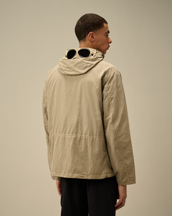 C.p. Company Flatt Nylon Goggle Jacket VINTAGE KHAKI - BEIGE