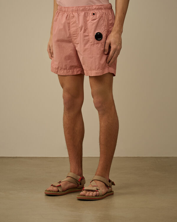C.p. Company Flatt Nylon Lens Swim Shorts MISTY ROSE - PINK