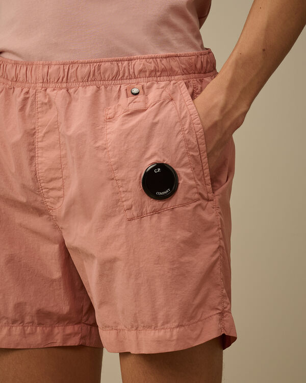 C.p. Company Flatt Nylon Lens Swim Shorts MISTY ROSE - PINK