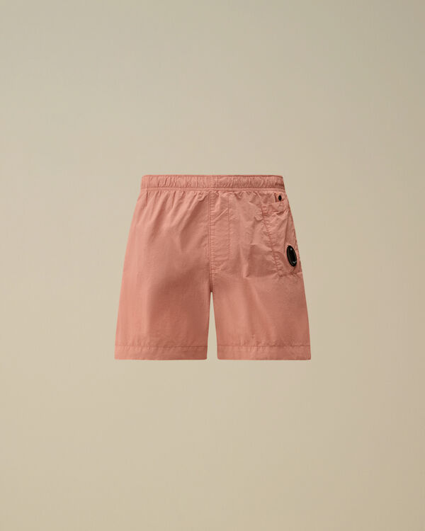 c.p. company Flatt Nylon Lens Swim Shorts MISTY ROSE - PINK