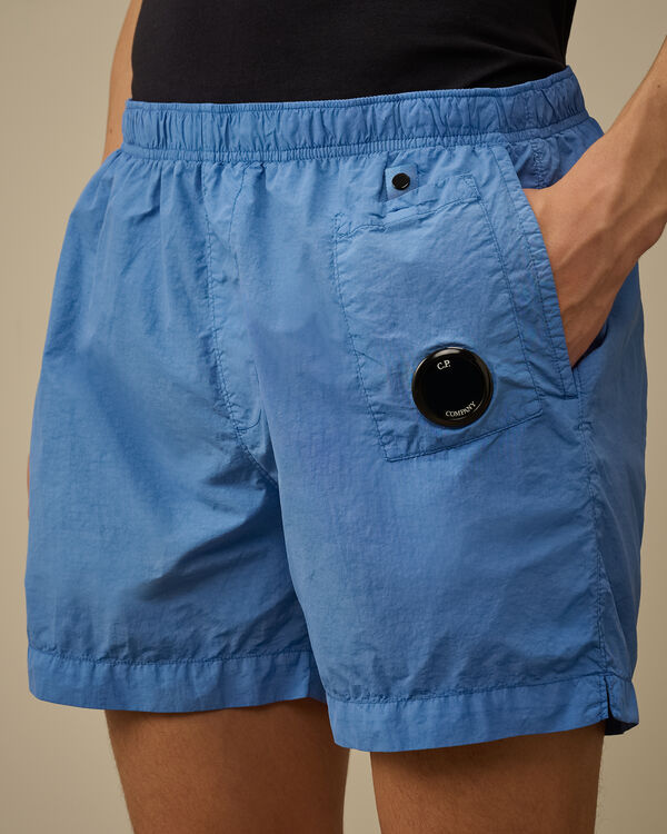 C.p. Company Flatt Nylon Lens Swim Shorts PACIFIC COAST - LIGHT-BLUE