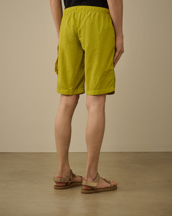 C.p. Company Flatt Nylon Mixed Cargo Swim Shorts CRESS GREEN - YELLOW
