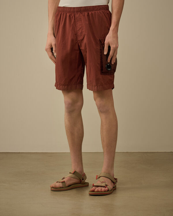 C.p. Company Flatt Nylon Mixed Cargo Swim Shorts SABLE - BROWN