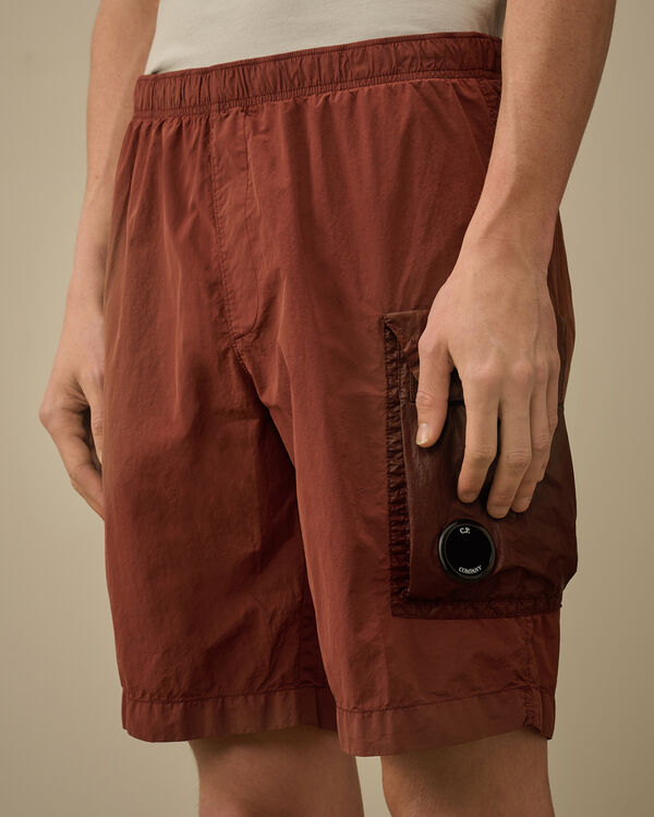 C.p. Company Flatt Nylon Mixed Cargo Swim Shorts SABLE - BROWN