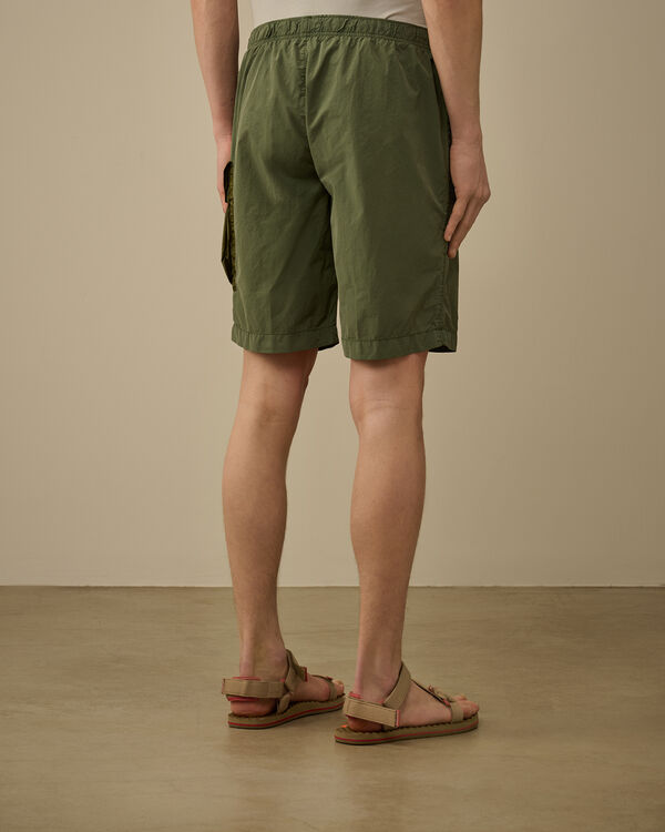 C.p. Company Flatt Nylon Mixed Cargo Swim Shorts THYME - GREEN