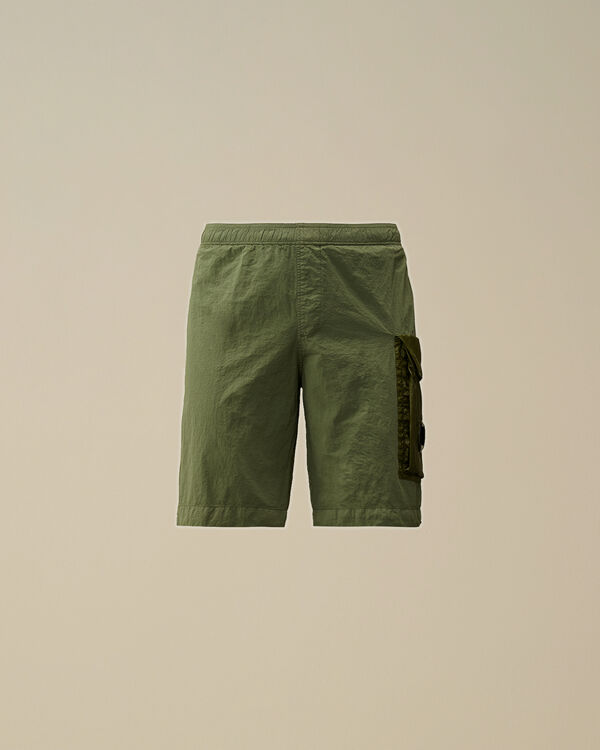 c.p. company Flatt Nylon Mixed Cargo Swim Shorts THYME - GREEN