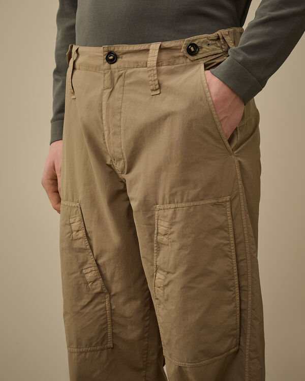 C.p. Company Flatt Nylon Thigh Pockets Pants VINTAGE KHAKI - BEIGE