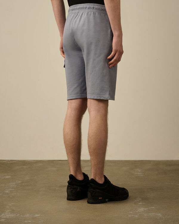 C.p. Company Light Fleece Cargo Lens Shorts LAVANDER VIOLET