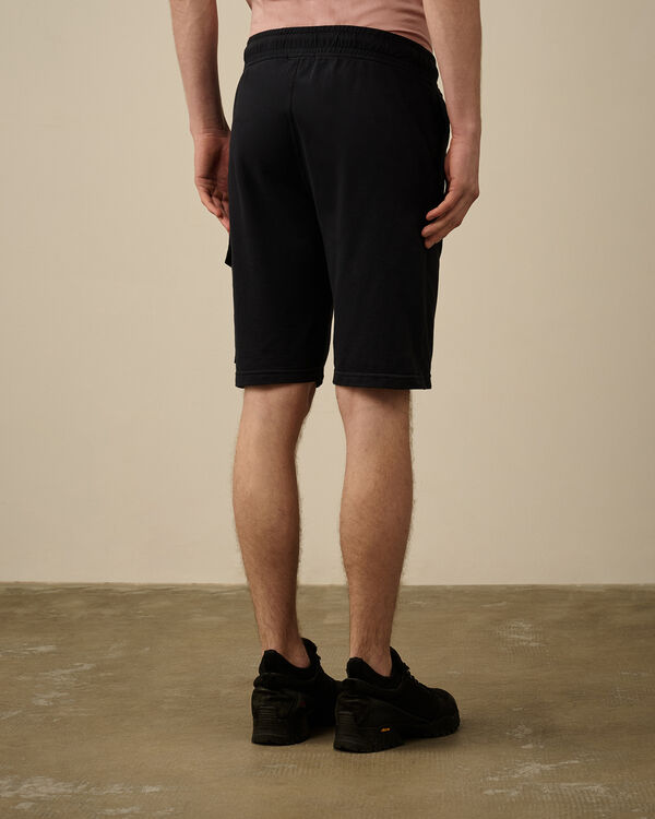 C.p. Company Light Fleece Cargo Lens Shorts TOTAL ECLIPSE - BLUE