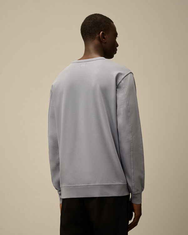 C.p. Company Light Fleece Crewneck Lens Sweatshirt LAVANDER VIOLET