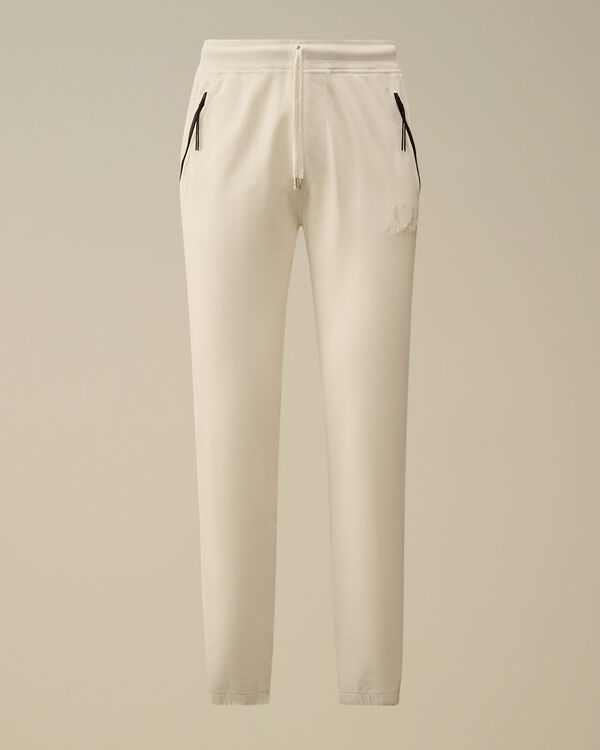 c.p. company Light Fleece Logo Sweatpants GAUZE WHITE c.p. company Light Fleece Logo Sweatpants GAUZE WHITE