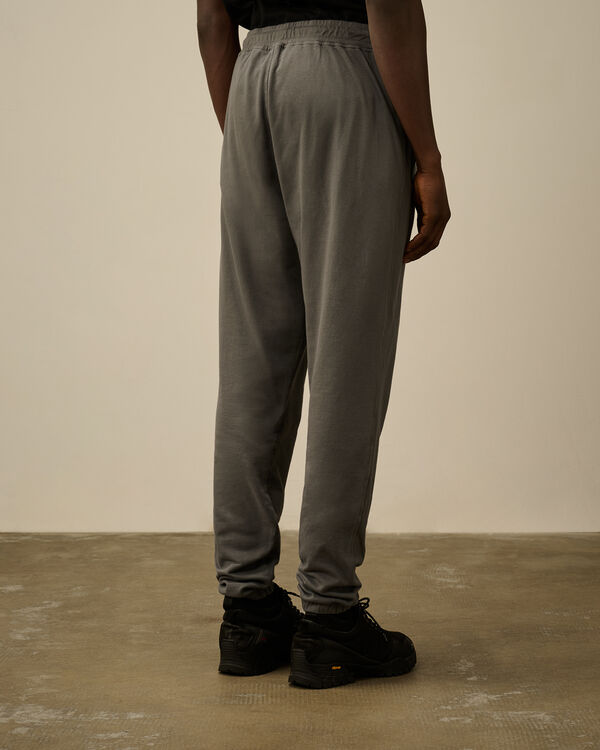 C.p. Company Light Fleece Logo Sweatpants SMOKED PEARL - GREY