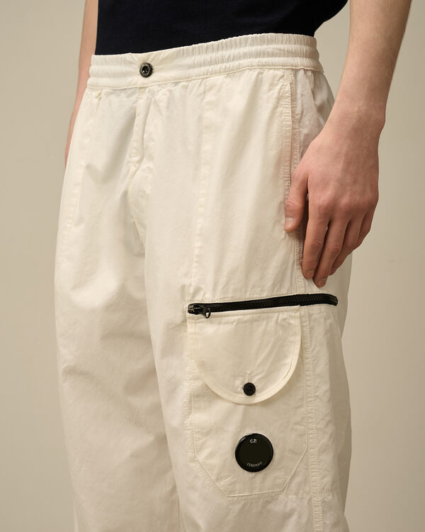 C.p. Company Microreps Boxy Cargo Lens Pants GAUZE WHITE