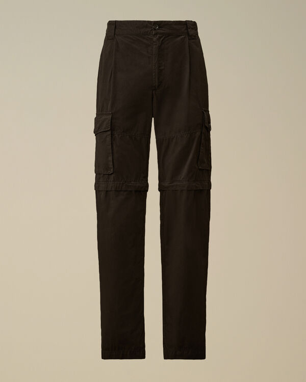 c.p. company Microreps Loose Patch Pocket Pants BLACK