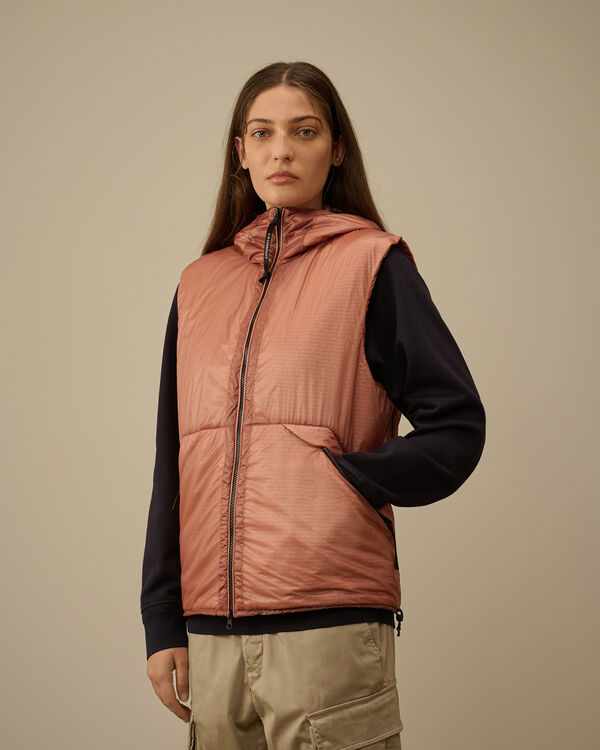 C.p. Company Nada Shell Primaloft® Goggle Vest CANYON CLAY - PINK