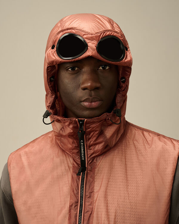 C.p. Company Nada Shell Primaloft® Goggle Vest CANYON CLAY - PINK