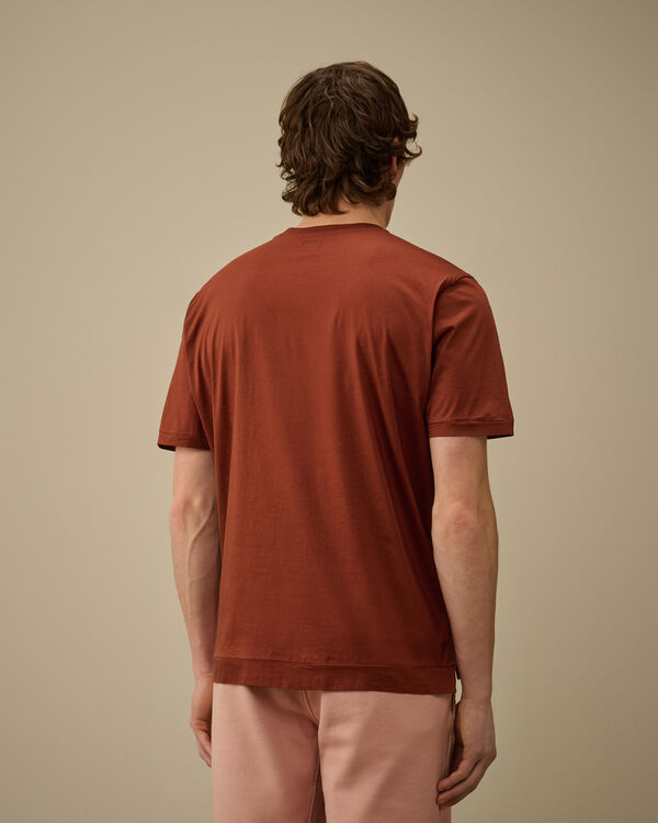 C.p. Company No Gravity Jersey Chest Pocket T-Shirt SABLE - BROWN