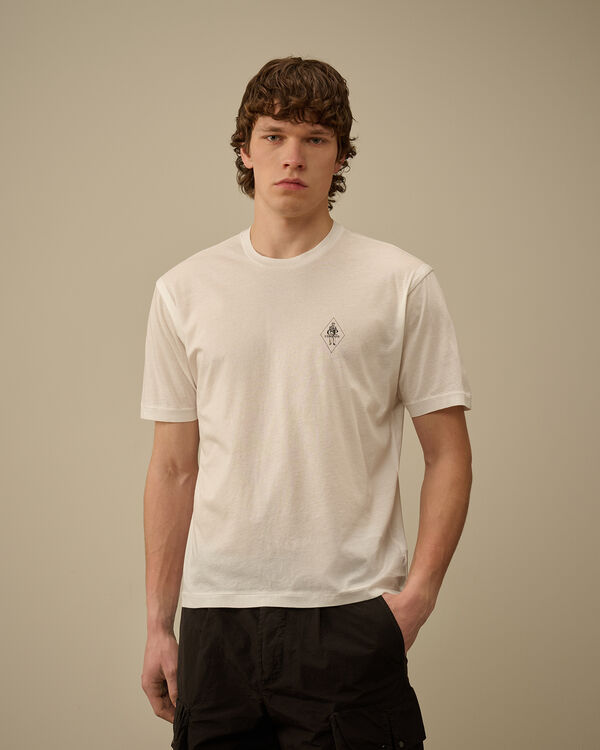 C.p. Company No Gravity Jersey Logo T-Shirt GAUZE WHITE