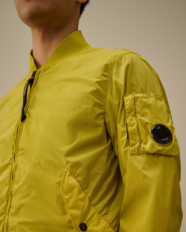 C.p. Company Nycra-R Bomber Jacket CRESS GREEN - YELLOW