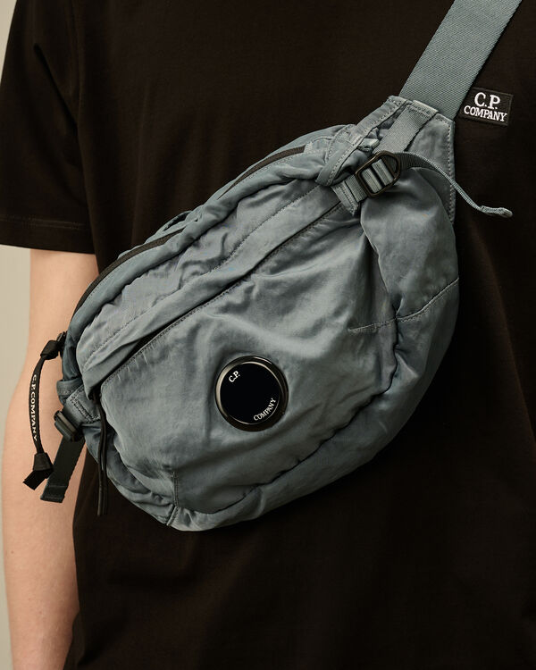 C.p. Company Nylon B Crossbody Pack STORMY WEATHER - BLUE