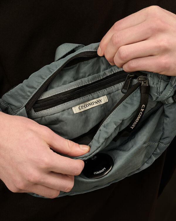 C.p. Company Nylon B Crossbody Pack STORMY WEATHER - BLUE