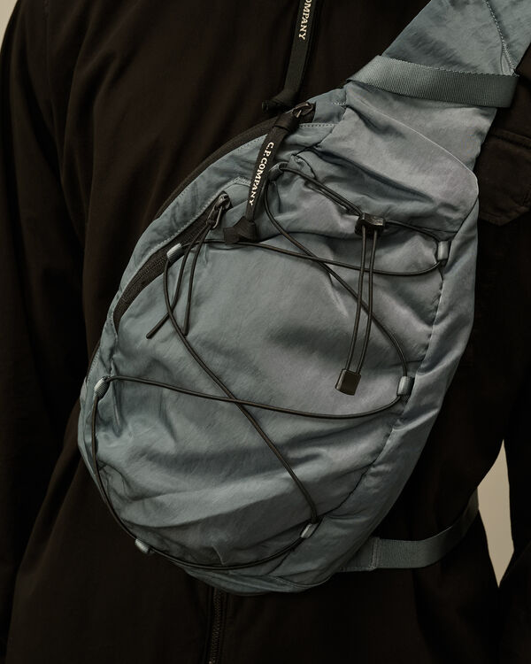 C.p. Company Nylon B Crossbody Rucksack STORMY WEATHER - BLUE
