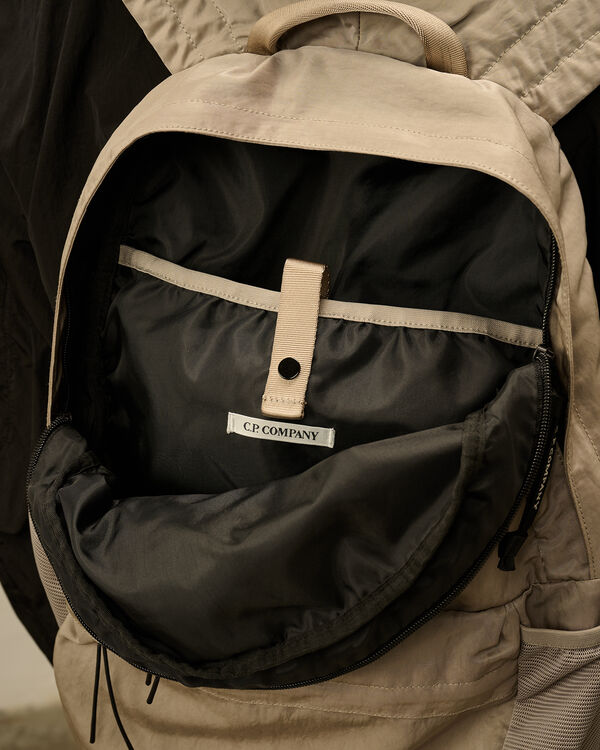 C.p. Company Nylon B Lens Backpack VINTAGE KHAKI - BEIGE