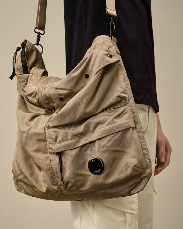 C.p. Company Nylon B Lens Tote Bag VINTAGE KHAKI - BEIGE