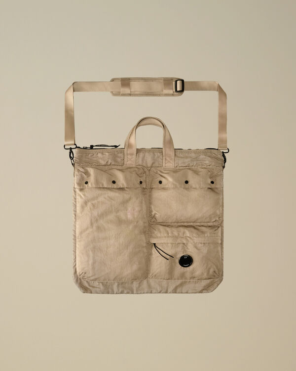 c.p. company Nylon B Lens Tote Bag VINTAGE KHAKI - BEIGE
