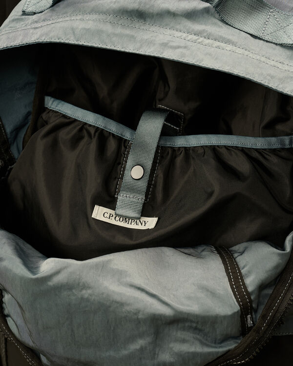 C.p. Company Nylon B Rounded Backpack STORMY WEATHER - BLUE