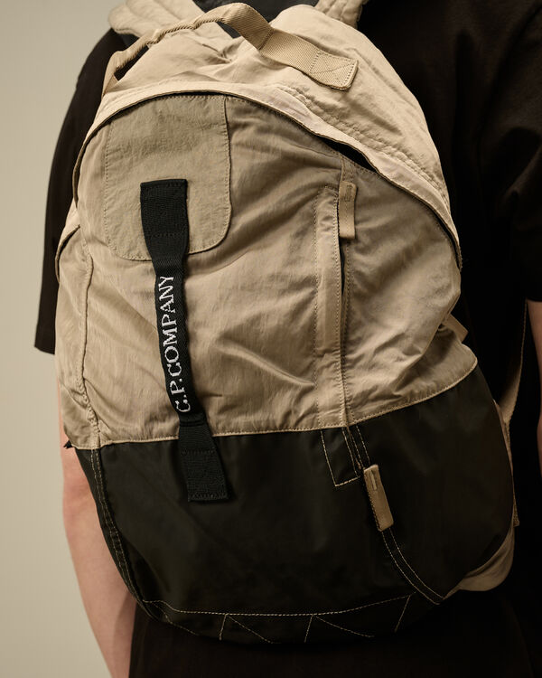 C.p. Company Nylon B Rounded Backpack VINTAGE KHAKI - BEIGE