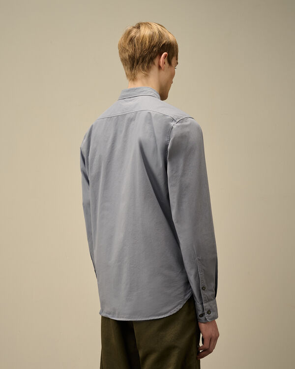C.p. Company Organic Gabardine Lens Shirt LAVANDER VIOLET