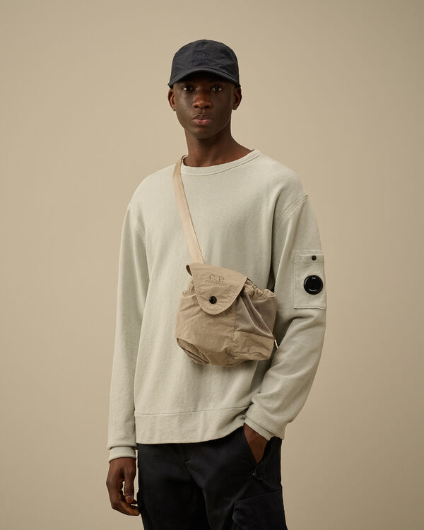 C.p. Company Plain Paper Touch Mini Bag VINTAGE KHAKI - BEIGE