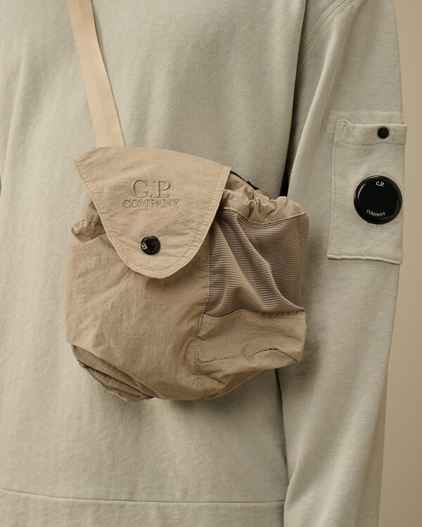 C.p. Company Plain Paper Touch Mini Bag VINTAGE KHAKI - BEIGE