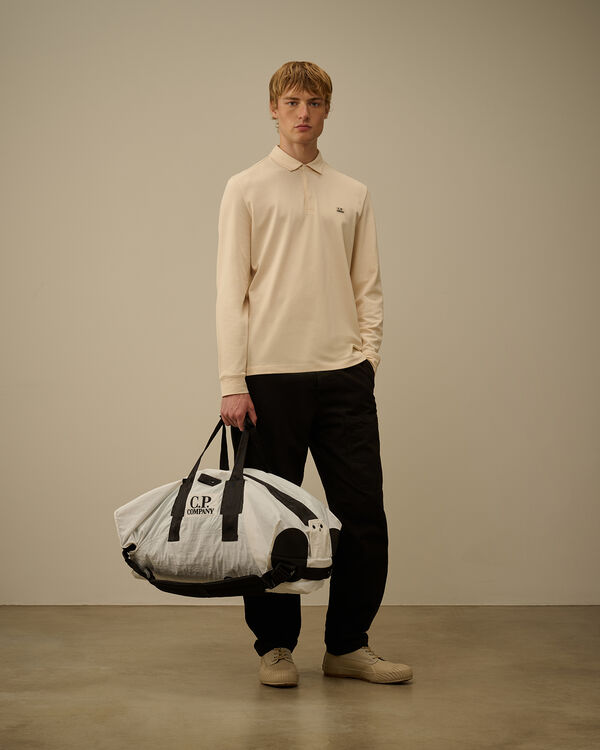 C.p. Company Plain Paper Touch Tennis Bag OPTICAL WHITE