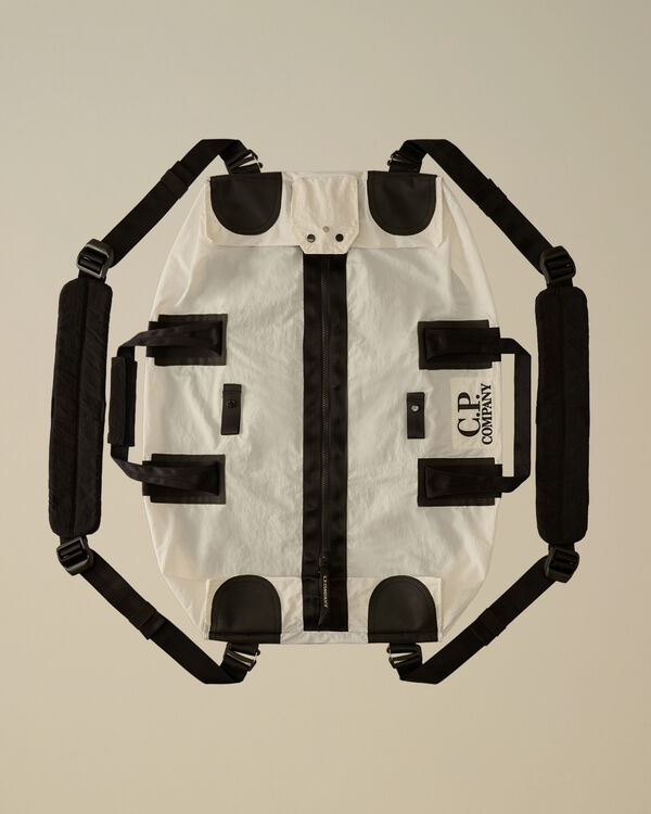 c.p. company Plain Paper Touch Tennis Bag OPTICAL WHITE