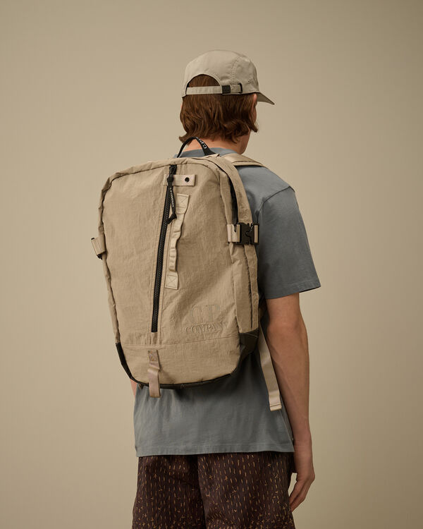 C.p. Company Plain Paper Touch Travel Bag VINTAGE KHAKI - BEIGE