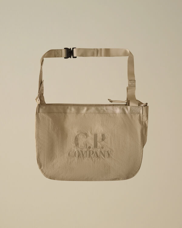 c.p. company Plain Paper Touch Zipped Bag VINTAGE KHAKI - BEIGE