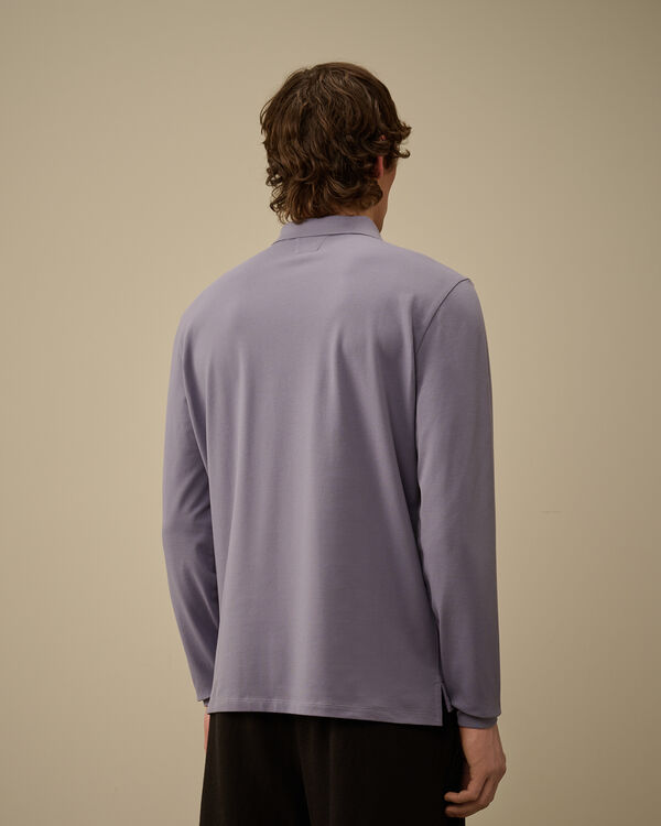 C.p. Company Stretch Piquet Longsleeve Polo LAVANDER VIOLET