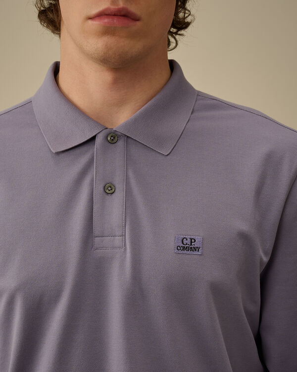C.p. Company Stretch Piquet Longsleeve Polo LAVANDER VIOLET