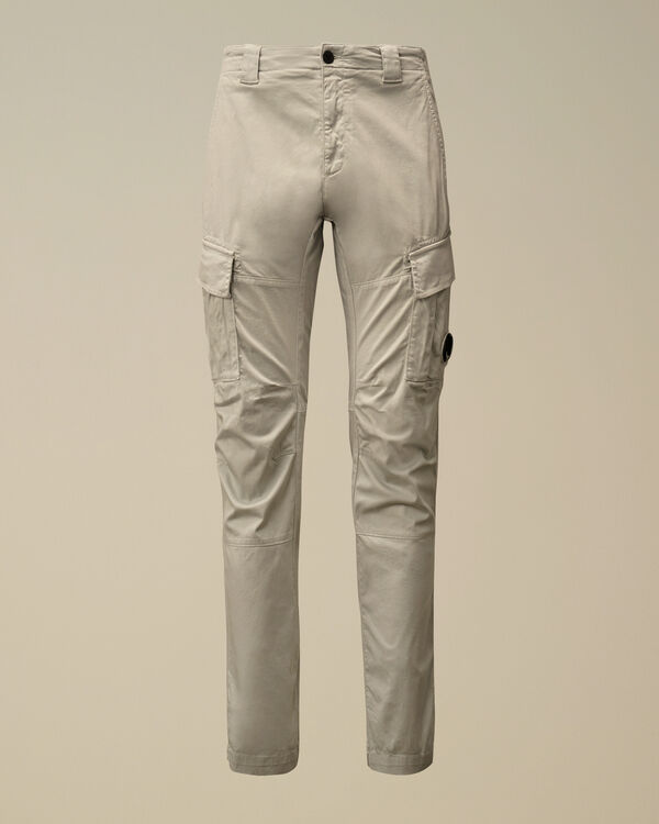 c.p. company Stretch Sateen Cargo Lens Pants BLUE FOX - GREY