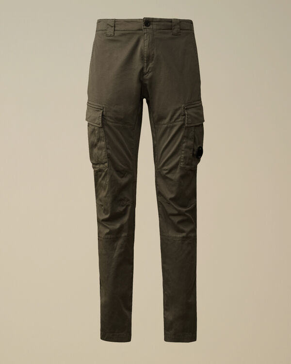 c.p. company Stretch Sateen Cargo Lens Pants SMOKED PEARL - GREY c.p. company Stretch Sateen Cargo Lens Pants SMOKED PEARL - GREY