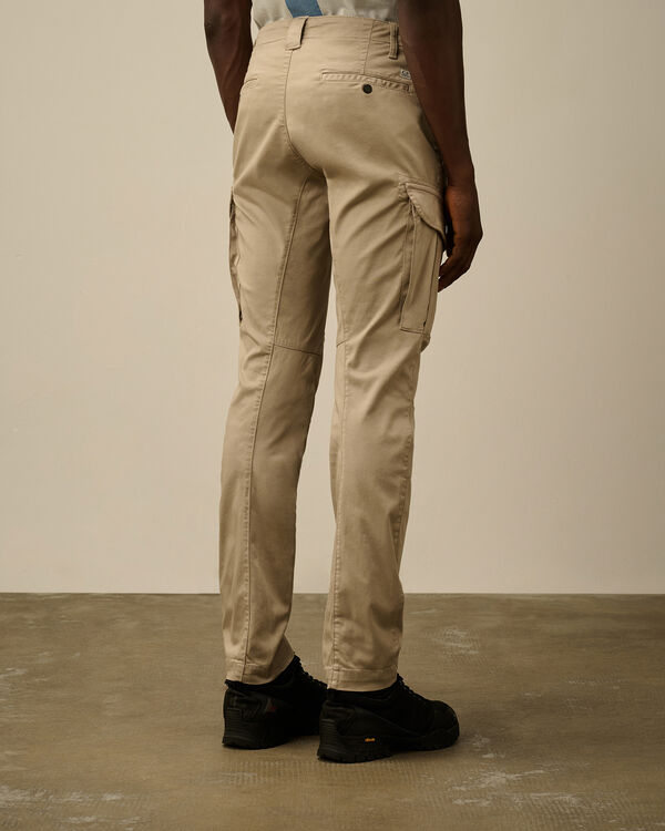 C.p. Company Stretch Sateen Cargo Lens Pants VINTAGE KHAKI - BEIGE