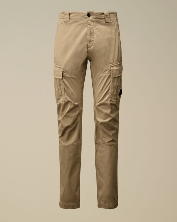 c.p. company Stretch Sateen Cargo Lens Pants VINTAGE KHAKI - BEIGE