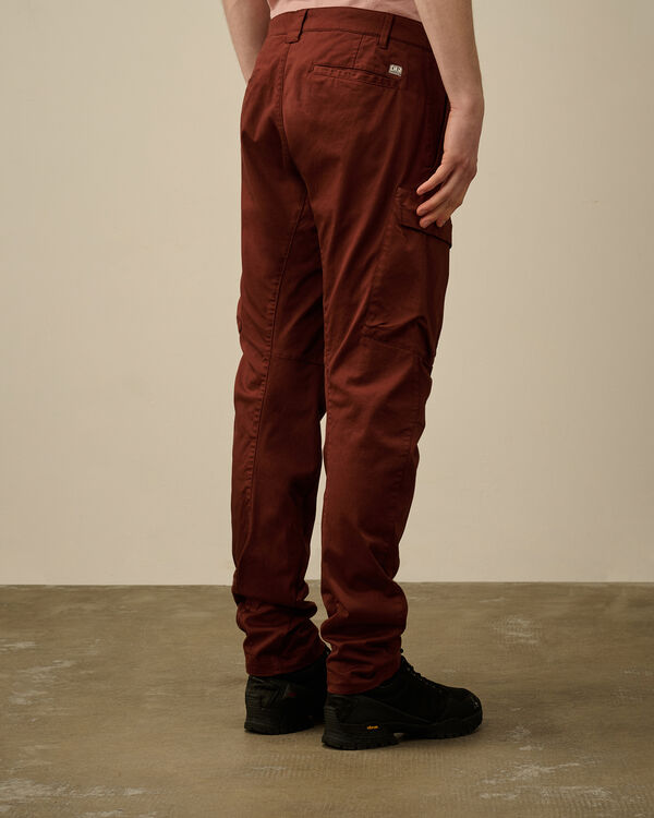 C.p. Company Stretch Sateen Ergonomic Cargo Pants SABLE - BROWN